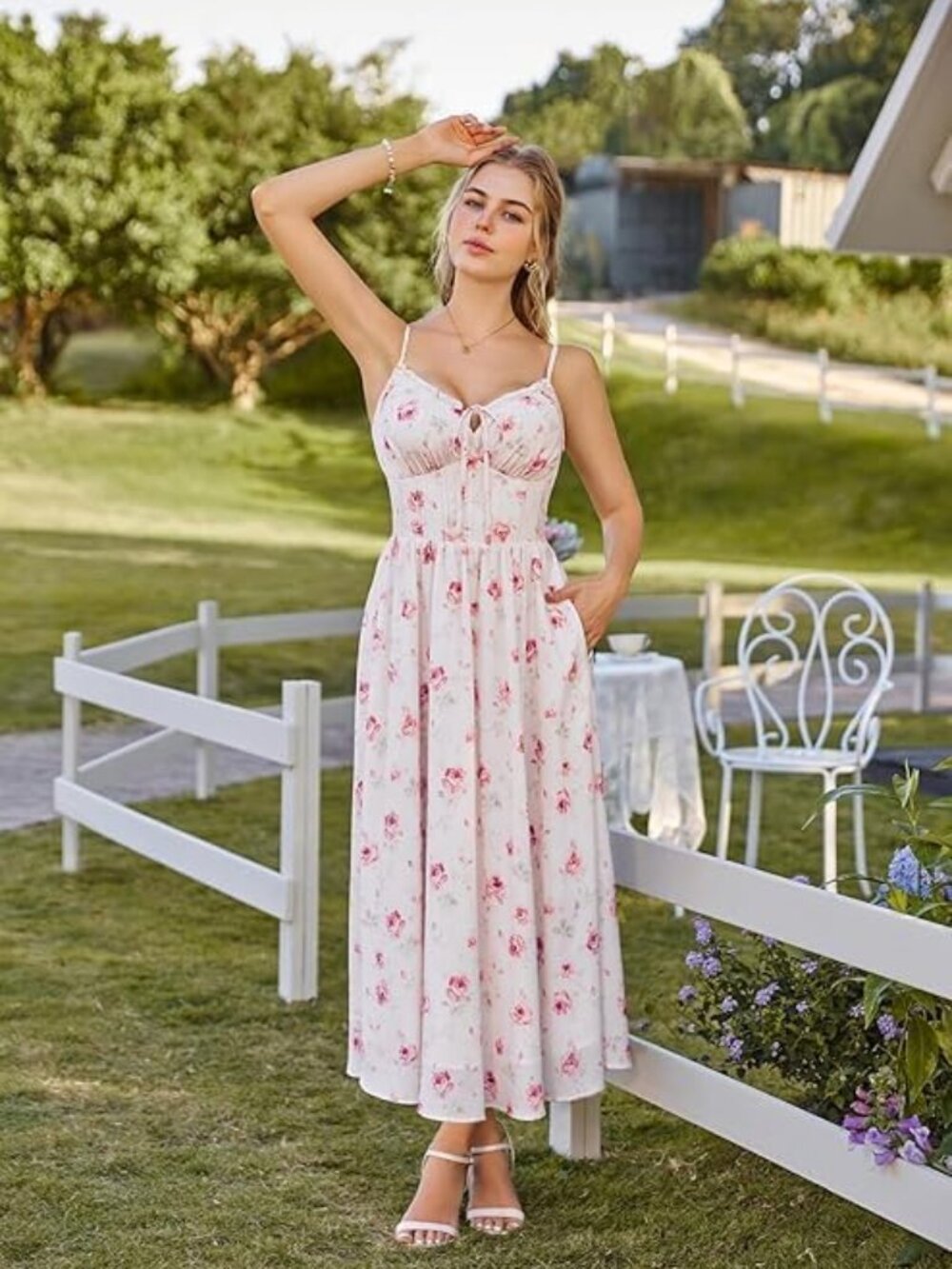 New SCARLET DARKNESS Corset Milkmaid Sundress